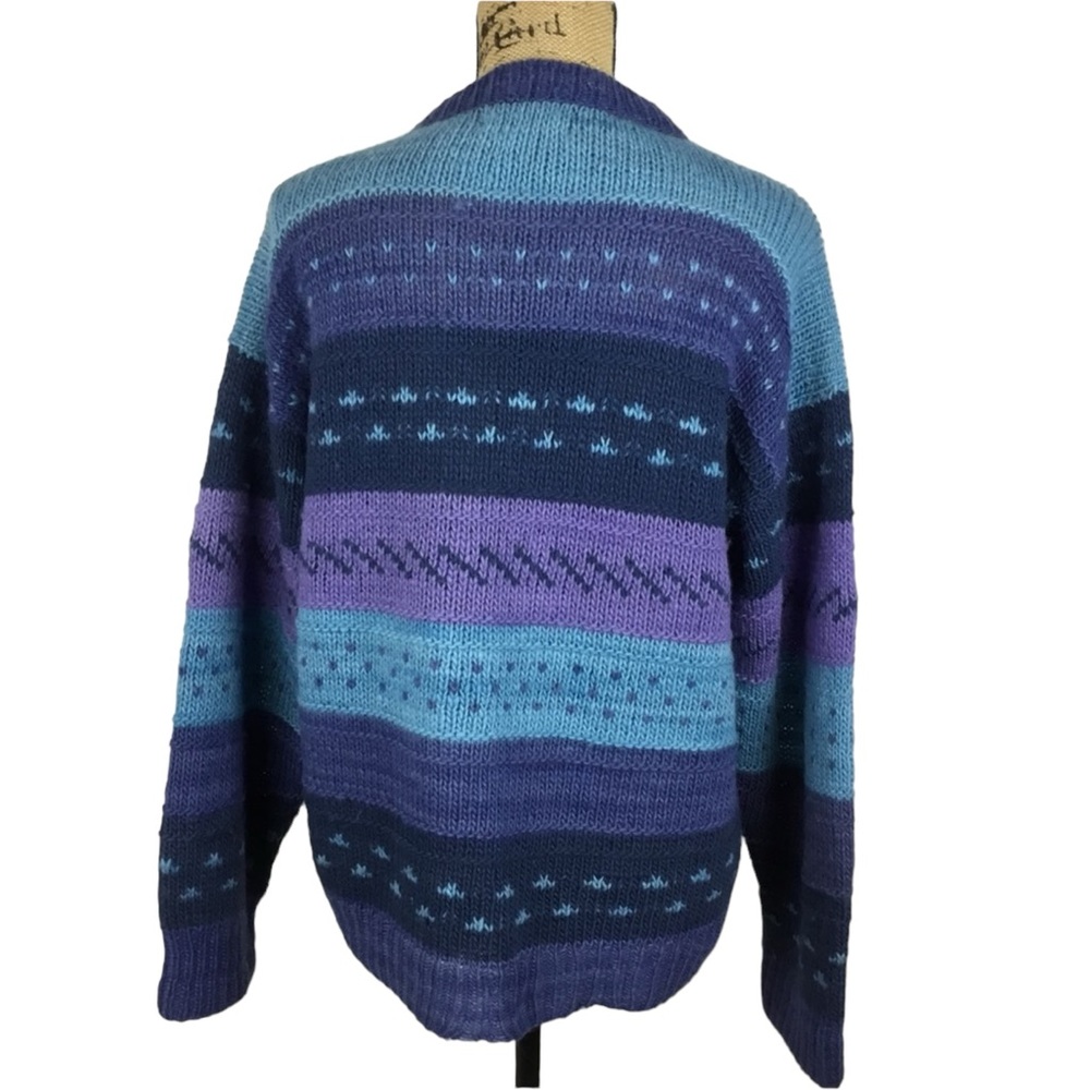 Distressed Nomadic Traders 100% Wool Sweater - image 2
